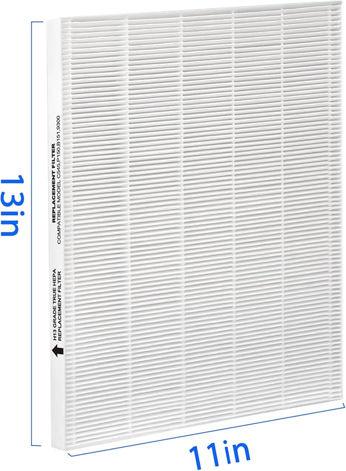 C545 Filter Replacement Compatible with Winix C545 Air Purifier, 2 Filters S and 8 Activated Carbon Pre-Filters, Compare to Part # 1712-0096-00 & 2522-0058-00