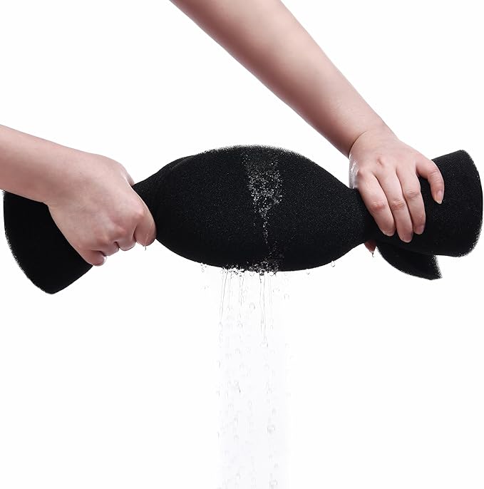 Aquarium Filter Bio Sponge Pad, Foam Sponges Filter Media, Cut fit it Filter Accessories for Fish Tanks and Ponds (18"x18"x0.8" (20PPI) 1 Pack)