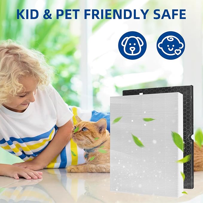 116130 Filter H Replacement for Winix 5500-2, 5510 Air Purifier, 1 pack H13 TRUE HEPA and Activated Carbon Filter by APPLIANCEMATES