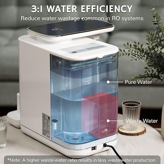 Airthereal Bundle | Pristine Pro6H Countertop Water Filter with Extra 1 RO Filter + 1 PCB Filter