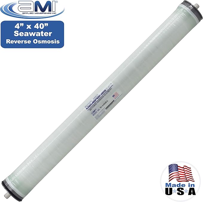 4" x 40" Seawater RO Membrane | Watermaker Replacement Membrane | M-S4040A (Replaces SW30-4040) | 1950 GPD (4" x 40")