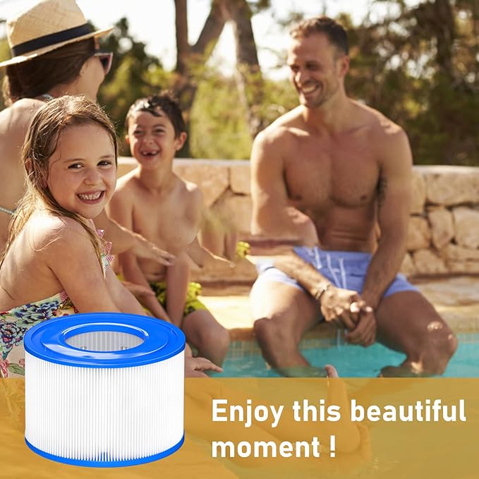 Type S1 Spa Filter 29011E for All Intex PureSpa 28429E, 28403E, 28407E, 28443E, 28453E, 28421E, 28423E, 28413E, and 28453E, 11692, SB-h10, JPC01 Easy Set Swimming Pool Pump, 12 Pack