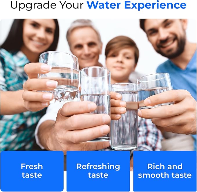 Waterdrop 3US-AF01 Water Filter, Replacement for Filtrete® 3US-AF01, 3US-AS01, Aqua-Pure AP Easy C-CS-FF, WHCF-SRC, WHCF-SUFC, WHCF-SUF, Filtrete® Water Filter Under Sink, Pack of 1