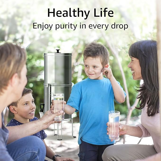 Filterlogic NSF/ANSI 372 Certified Fluoride Water Filter, Replacement for Berkey® PF-2® Fluoride Filter, Berkey® Gravity Filtration