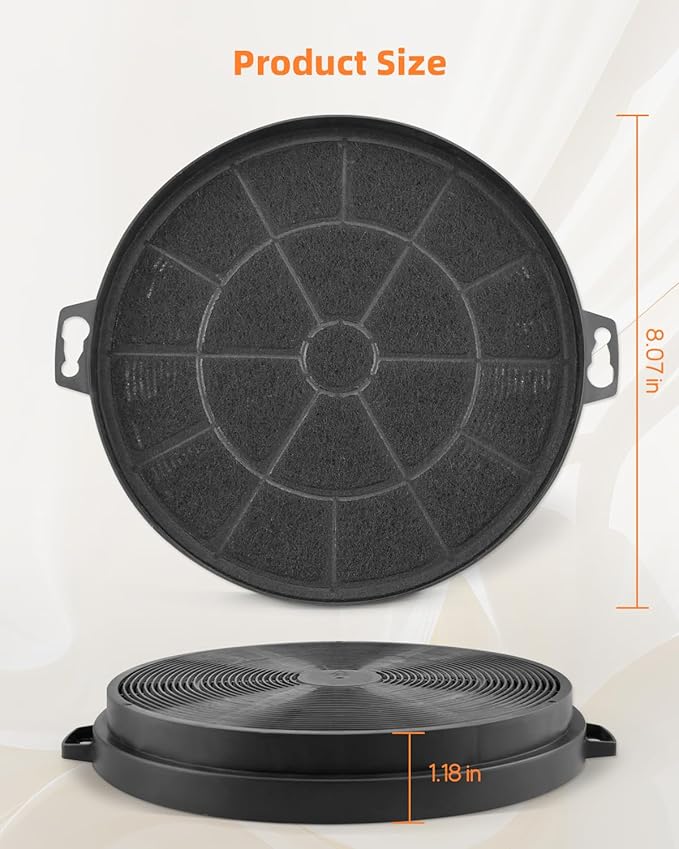 2 Pack CF001 Range Hood Charcoal Filter Fit for MCBON IE71-30/36 IE71-BLACK TE77, Fit for SOONYE SOP05-30 SOP05-36 SOP06-30 SOT02-30, Fit for Zline/EALLMALL/AKDY