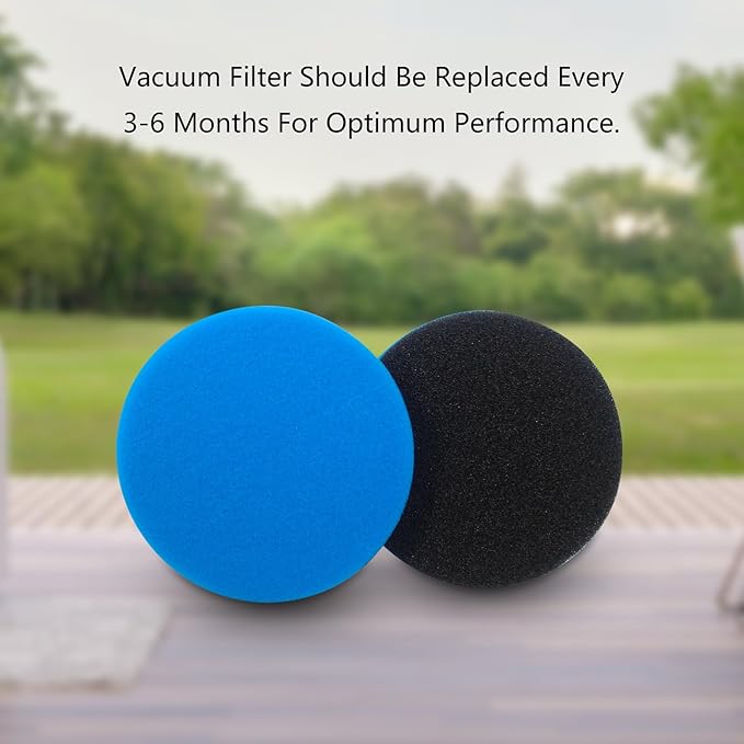 Replacement Filter Compatible with Bissell 3197A 3197 3198A 3198 3195 3196 CleanView Swivel Rewind Pet Reach Upright Vacuum, Part # 12141 (Blue- 4 Pack)
