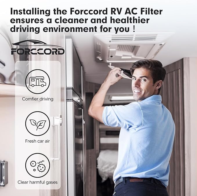 4-PACK RV Air Conditioner Filter Replacement Filters For MERV 6 AC Air Filter 6" x 14"