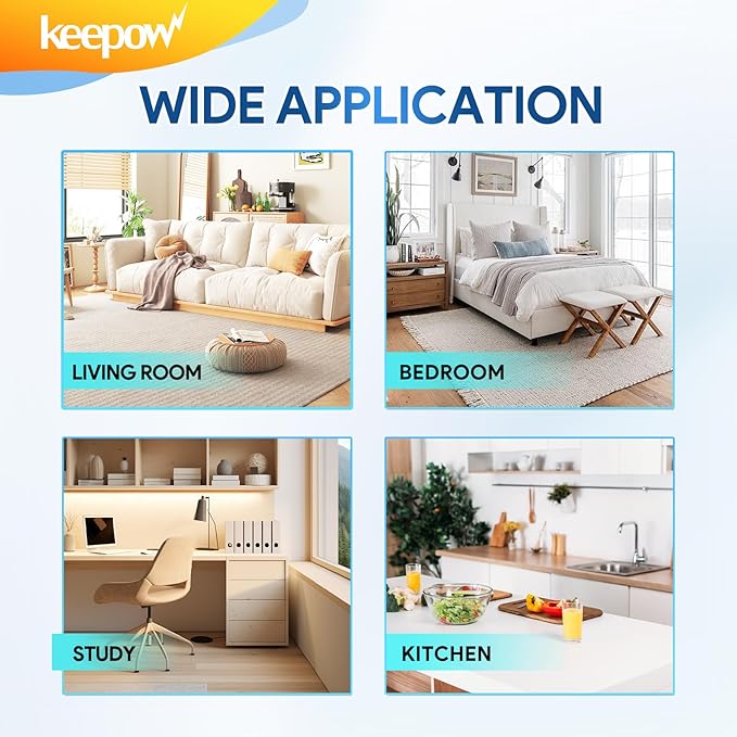 KEEPOW AZ4002 Vacuum Filter Replacement Compatible with Shark Power Detect Upright Vacuum Cleaner AZ4000 AZ4002 AZ4000C