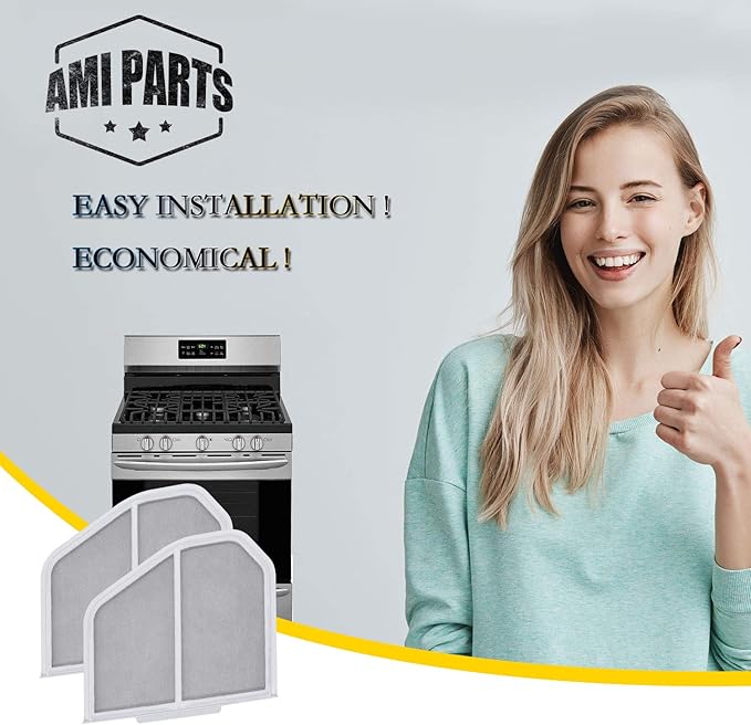 2 Pack W10120998 8066170 Dryer Lint Screen Filter Replacement Part by AMI PARTS - Compatible with Whirlpool, Kenmore, Roper & Sears Dryers