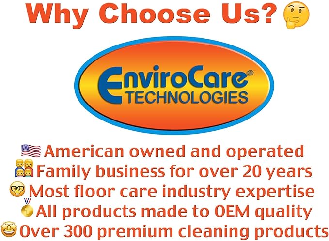 EnviroCare Replacement HEPA Filtration Vacuum Cleaner Bags made to fit Riccar 1400, 1500, 1700, 1800 Series and Simplicity S38, S36, S24, S20 and S18 Canisters 6 pack