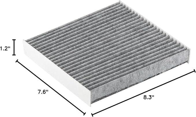 CF10285 Cabin Air Filter with Activated Carbon Fit for 2005-2018 Toyota,2008-2016 Scion,2006-2017 Lexus,2015-2016 Land Rover Replaces CP285(set of 4)
