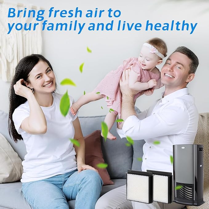 1040 Humidifier Filter for Aircare Essick Bemis MoistAir Humidifier - Replacement Wick Fit Models B40 3D6-100 5D6-700 7D6-100 D46-720 E27-000 E35-000 CM330 B23-810 MA0300 MA-0500 (2 Pack)