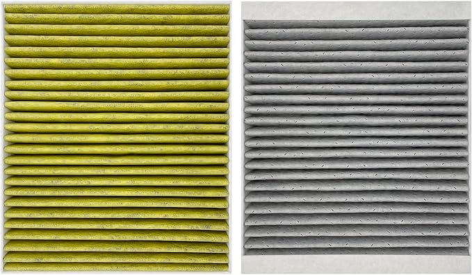 JOJOMARK HEAP Cabin Air Filter fit for CF11966,Sierra 1500, Silverado 1500, XT5, Camaro, Equinox, Suburban, Canyon, Impala, Yukon, Malibu 2019 2020 2021 2022 2023 2024 2025 with Activated Carbon