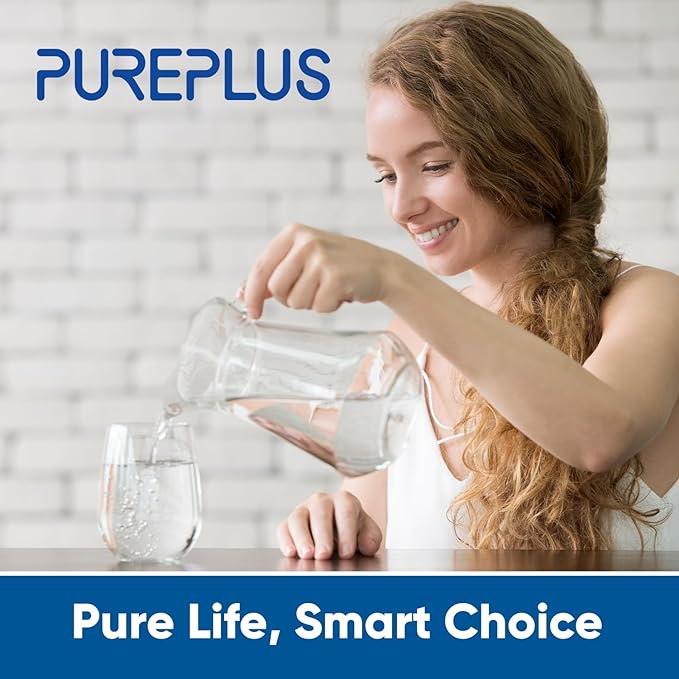 PUREPLUS DW80/90 Under Sink Water Filter, Replacement for Aqua-Pure AP-DW80/90, AP-DWS1000, Kohler K-201-NA, Kohler K-202-NA (Pack of 2), WF60-80/90,WD-W60-80/90. MODELNo: PP-WFC1003/1004