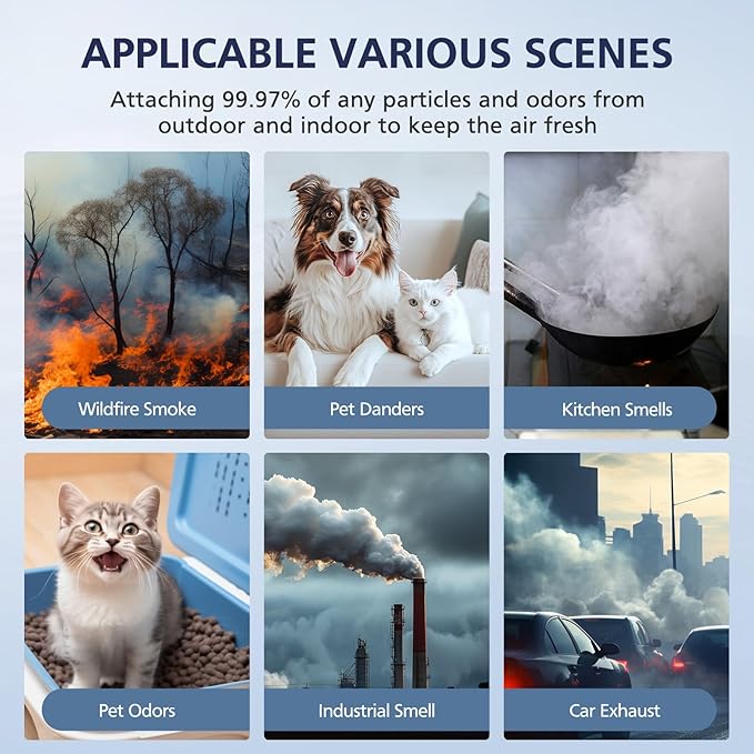 TZ-K2 Replacement Fil-ter Compatible with ToLife TZ-K2 Air Puri-fier for Home Large Room, 3-in-1 HEPA High-Efficiency Activated Carbon TZ-K2-A Fil-ter, 2 Pack