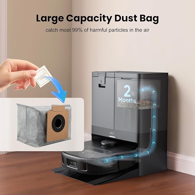 28 Pack Replacement Accessories for eufy X10 Pro Omni Robot Vacuum Cleaner, 2 MainBrush 4 Filter 6 Dust Bag 4 Mop Pads 4 SideBrush 1 Cleaning Brush 1 Screwdriver and 6 Scented Stick