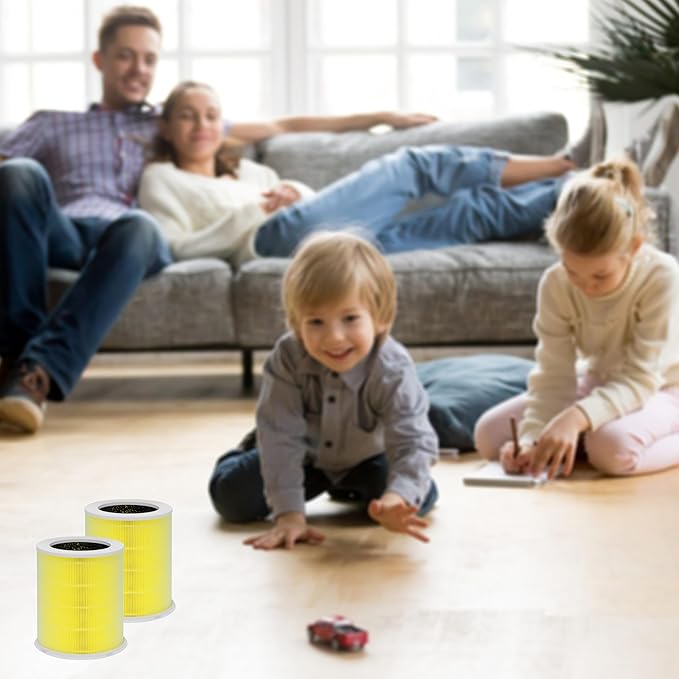 2 Pack AP401 AP402 AP403 Upgraded H14 HEPA Air Purifier Pet Replacement Filters Compatible with Dayette AP401 AP402 and JOWSET AP402 AP403 Air Purifier for Large Room up to 3000Ft²