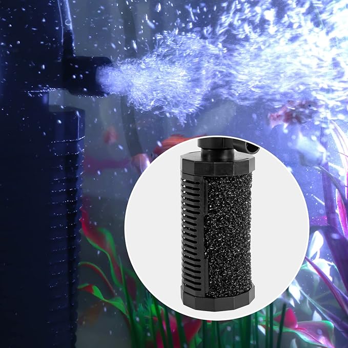 6 PCS Internal Filter Sponge Foam, Aquarium Bio Sponge Rolls of Fish Tank Filter Accessories 4.5" x 2"