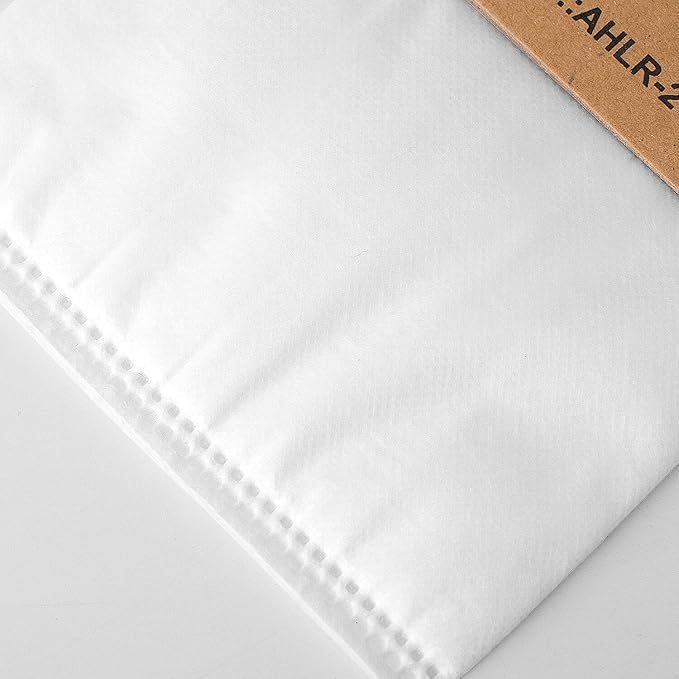 10 Pack Replacement AHLR-2 HEPA Filter Bags for Atrix AHSC-1 Lil' Red Vacuum Cleaner 2-Quart White