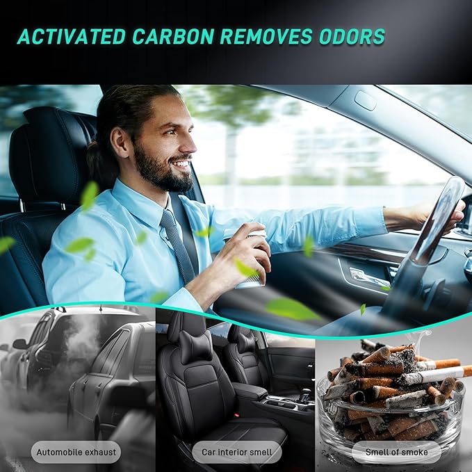 Cabin Air Filter Compatible with Accord, Civic, Odyssey, Passport, CR-V, Pilot, Ridgeline, ILX, MDX, TSX, RDX, RLX, TLX, TSX, ZDX, CSX, TL, Replacement CF10134, CP134