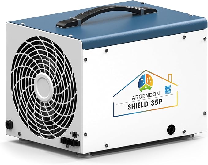 ARGENDON Crawlspace Dehumidifier with Pump, 70 Pint Energy Star Commercial Dehumidifier for Basement with Drain Hose, Auto Defrost, Memory Starting, GLGR, Up to 1000 Sq Ft