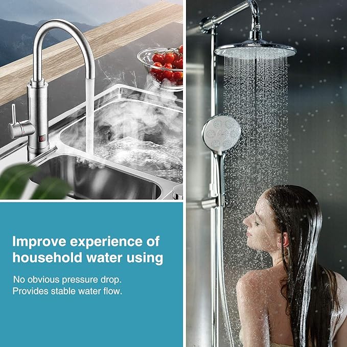 Membrane Solutions 5 Micron Pleated Polyester Sediment Water Filter 10"x2.5" Replacement Cartridge Universal Whole House Pre-Filter Compatible with W50PE, WFPFC3002, SPC-25-1050, FM-50-975 - 24 Pack