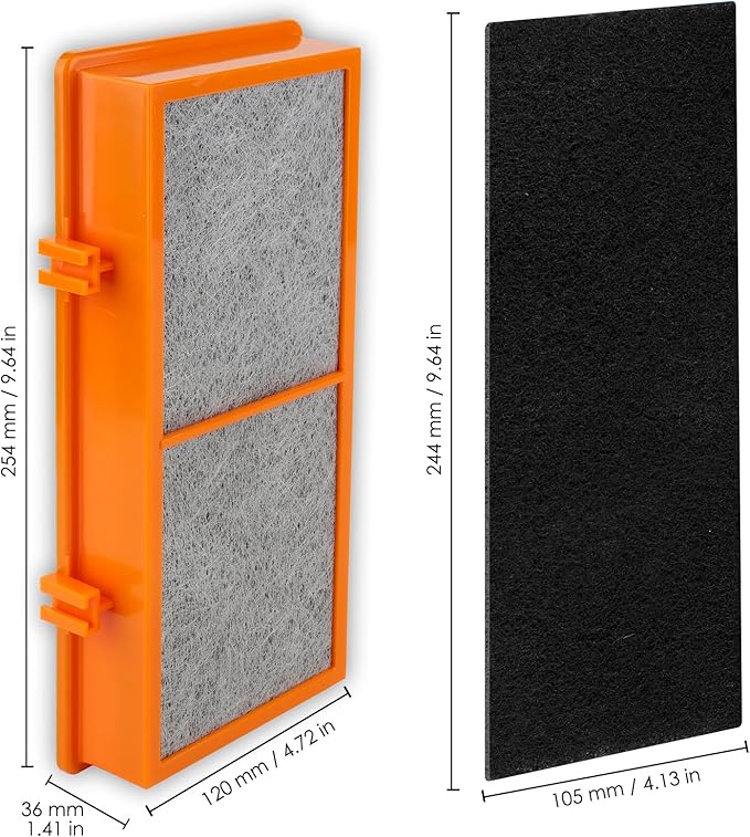 (12 Pack) AER1 Filter 4 HEPA Filters + 8 Carbon Booster Filters Compatible With Holmes AER1 Type Total Air Filter HAPE30AS-Smoke Grabber Filter, True HEPA Filter, Replacement Filter Accessories