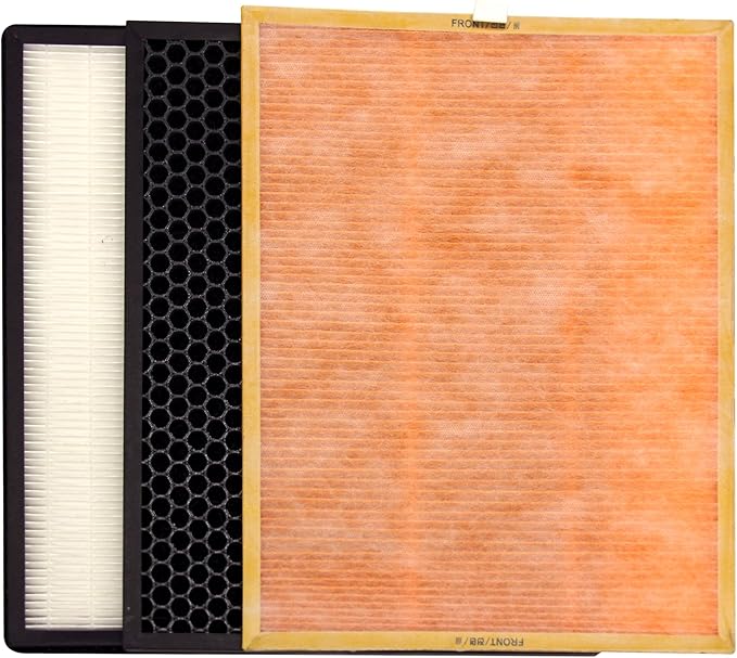 HEPA Air Purifier Filter Replacement Pack 1439 for Nikken Air Filter AirWellness Power5 Pro 1438 - Multistage HEPA and Activated Carbon Filtration System - Home Air Purifiers for Cleaner Indoor Space