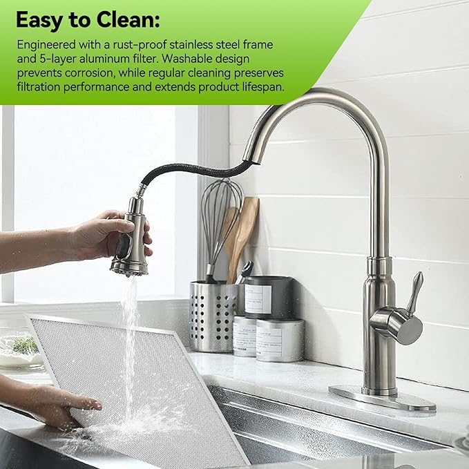 2 Pack 304 stainless steel edges Range Hood Filter BPS1FA30 11-3/4" x 14-1/4" x 3/8" - Exact Fit Bro.an QS1 30" Nu.tone WS1 QS2 Range Hood Replaces 99010299 BPS2FA30 99010305 AP3378953 by oneket