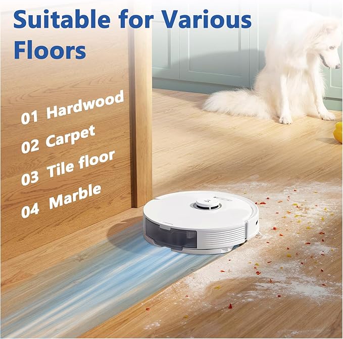 22 Pack Replacement Parts for ECOVACS T20 Omni/Max/Pro,Ecovacs T20 Max Vacuum Cleaner Accessories Kit, 1 Main Brush, 4 Hepa Filters, 4 Mop Pads, 6 Vacuum Bags, 6 Side Brushs, 1 V-shaped brush