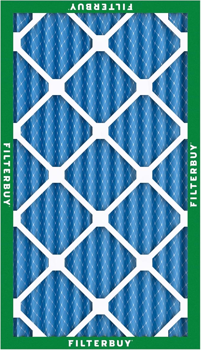 Filterbuy 16x24x2 Air Filter MERV 13 (MPR 1900) Health Defense Replacement (1-Pack), Electrostatic Pleated HVAC AC Furnace Filters, Made in USA (Actual Size: 15.38 x 23.38 x 1.75)