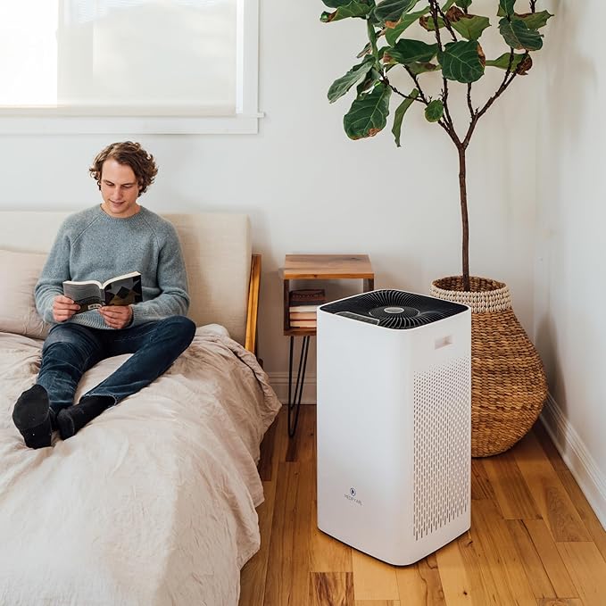 Medify MA-112 Air Purifier V3.0 with True HEPA H13 Filter|5,948 ft² Coverage in 1hr for Smoke, Wildfires, Odors, Pollen, Pets | Quiet 99.9% Removal to 0.1 Microns | White, 1-Pack