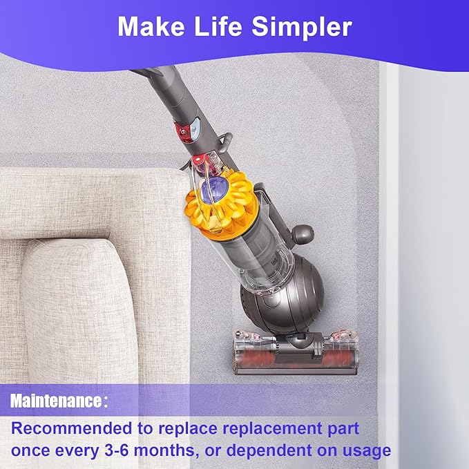 Replacement Filter for Dyson DC40, Post-Motor Filter and Pre-Motor Filter for Dyson Ball Multi Floor 2 Vacuum Light/Slim Ball Animal Vacuum, Compatible Part# 923587-02 & 922676-01