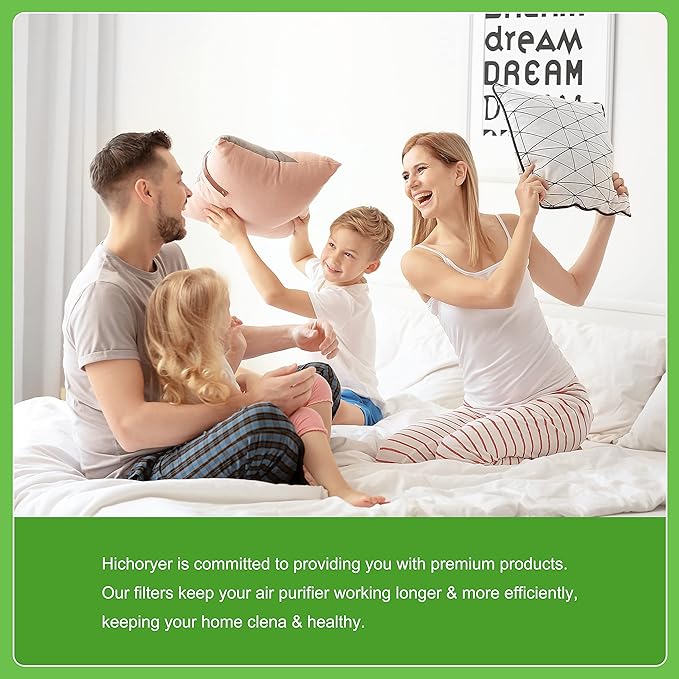 Airmega Max2 300 Filter Replacement, Compatible with Coway AIRMEGA Max2 300/300S Air Purifiers, True HEPA & Activated Carbon Filter, Part#AP-1515-FP, 1Set