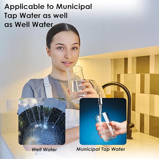 Two (2) Stage 20" x 4.5" Drinking Water Filter System | NSF Certified Water Filters Set | Whole House Water Filter System | Includes Carbon & Sediment Filters.