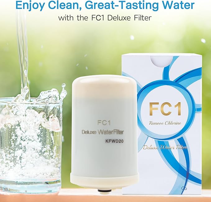 FC1 Water Filter Replacement Cartridge – Compatible with F8, K8, SD501, JRIV 8-Plate Ionizer Machines | High Capacity Cartridge for Alkaline Water System, Chlorine Reduction