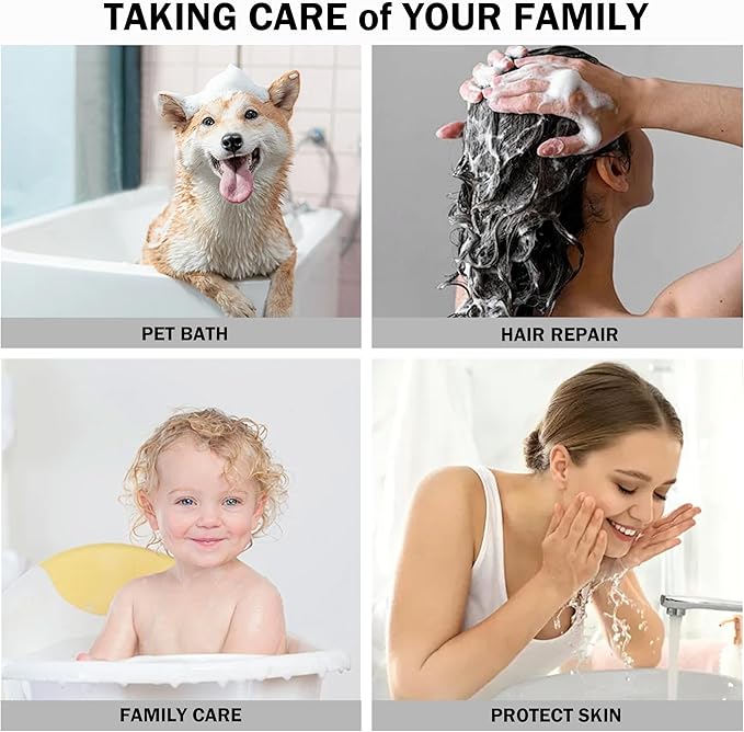 Outlet Dreamwills TF100 Bath Filter For Tub-Certified 15-Stages Bathtub Water Filter, Reduce 99% Heavy Metal,Hard Water Softener For Sensitive Skin, Body, Hair, BPA-Free|2500 Gallons, Pink