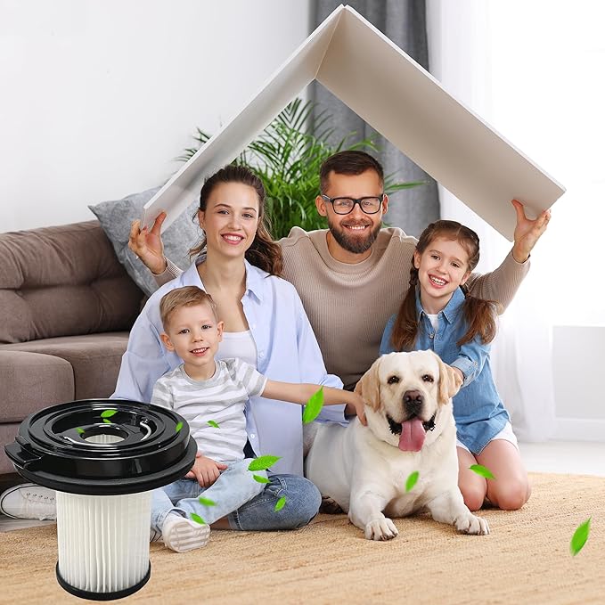 Replacement Filter Compatible with Bissell CleanView XR 200W and CleanView XR Pet 300w Cordless Stick Vacuum Cleaner 3789,3789U,3789X,3797,3797V,3797W, 6 Pack