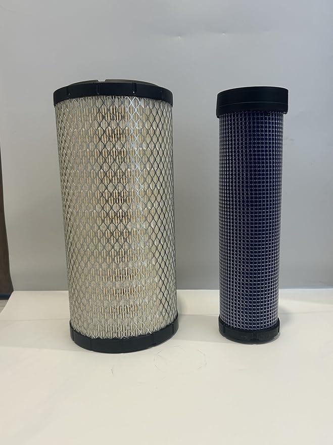 Engine Air Filter Compatiblw with Donaldson P828889 P829333 John Deere AT171853 AT171854 Caterpillar Cat Backhoe 110-6326 110-6331 Wix 46569 Case 222422A1 Baldwin RS3545 Engine Air Filtration