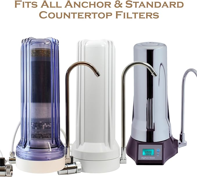 Anchor AF-1110 10-Stage Alkaline Mineral, Anti-oxidizing Countertop Replacement Filter Cartridge - Removes PFASs, Heavy Metals, Chlorine