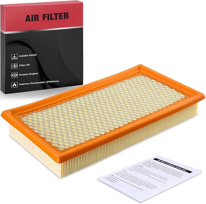 BDFHYK CA10242 Engine Air Filter Compatible with Ford & Lincoln & Mazda & Mercury - Edge(07-14), Explorer(11-23), Flex(09-19), Fusion, Taurus, Aviator, MKS, MKX, MKZ, 6, CX-9, Sable