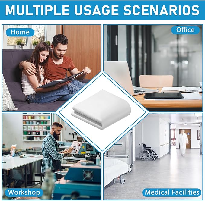 Pangda Merv 13 Filter Material, 30 Ft² Cut to Fit Air Vent Filters for Clean Living Basic Dust and Pet Dander Pollen Mold Bacteria Smoke for Home Ac HVAC, Efficiency Breathable DIY Design