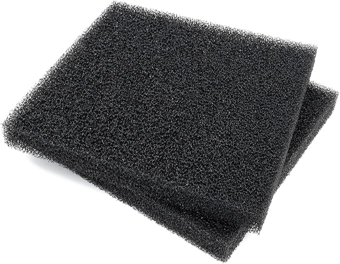 ALEGI 4 Pieces Aquarium Filter Foam Sponges Pad 9x9x1 inch, Fish Tank Bio Sponge Coarse Sheet Filter Media Pad, Cut-to-Size Foam for Pet Filters