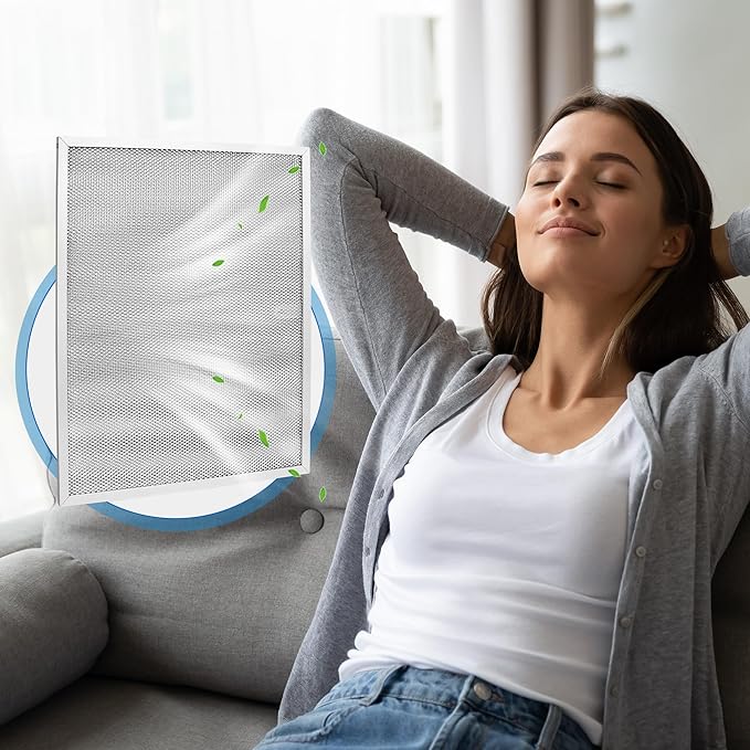 203368 F50F F300 Air Prefilter Replacement for Honey-Well Cleaner 16'' x 12.5'' Air Pre Filter Replaces, Electronic Air Cleaner Post Filter F300E1019-F300A1625-2 Pack