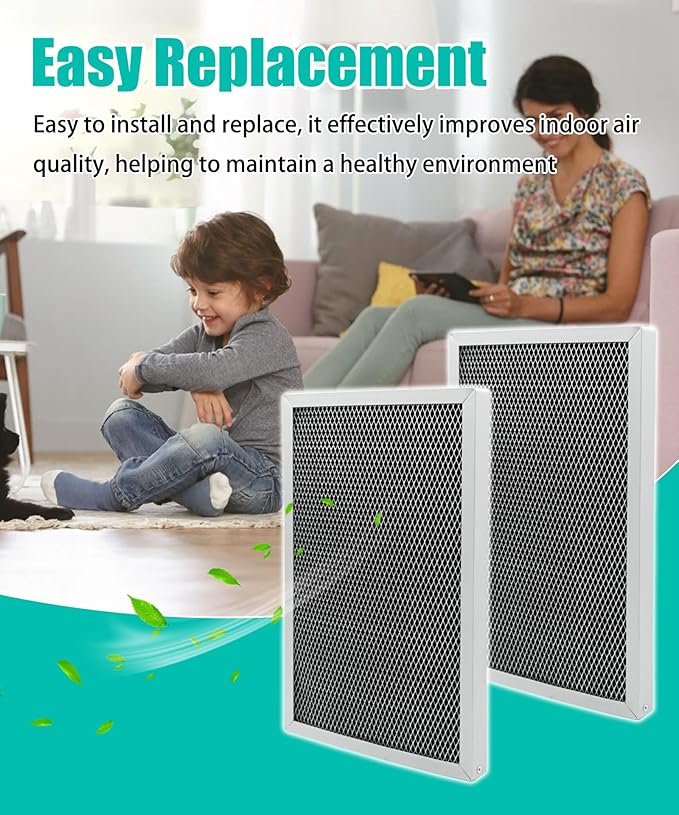 2 Packs Dehumidifier Replacement Filter MERV 8 Washable Compatible with AprilAire Whole-House Dehumidifiers 1820 1820Z E070 E070KZ E070KZM E070N E070T E070Z,Replace 5695