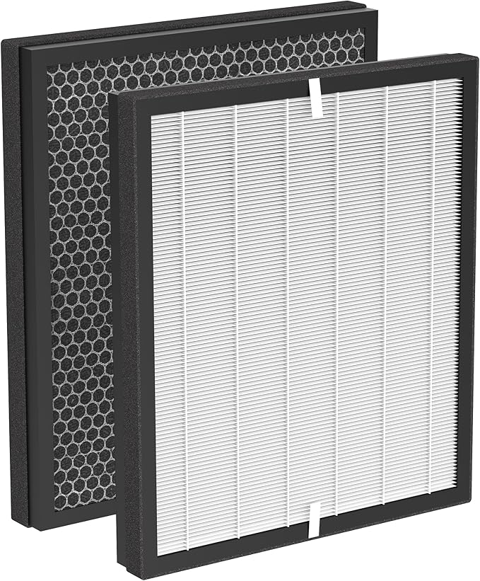 Enhanced AP-1512HH Air Purifier Replacement Filter for Coway Airmega AP-1512HH and Airmega 200M air Purifier, True HEPA Activated Carbon Filter, Compared to Part #3304899, 2 Pack