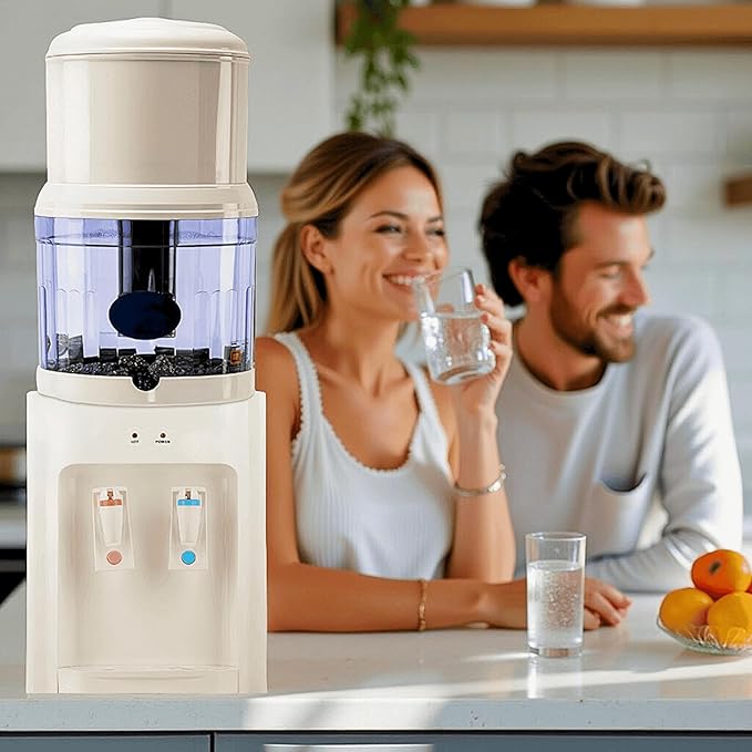 Copper Ion Mineral Stones Replacement 13564 for Nikken Aqua Pour Gravity Water Filter System 1360, Helps Remineralize Water for Pimag Alkaline Dispenser, Drinking Filter for Countertop (Formerly 1386)