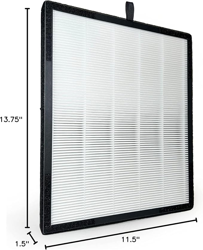 Nispira Aerio-300 3-in-1 HEPA Carbon Filter Replacement For Zigma Aerio-300 Smart Original Air Purifier, 1 Pack