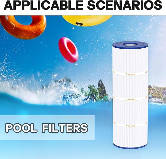Pool Filter Compatible with 580, CX580XRE, CX580XRE, SwimClear C3025, SwimClear C3030, PA81/ -4/ PAK4, C-7483, FC-1225, 4 Pack