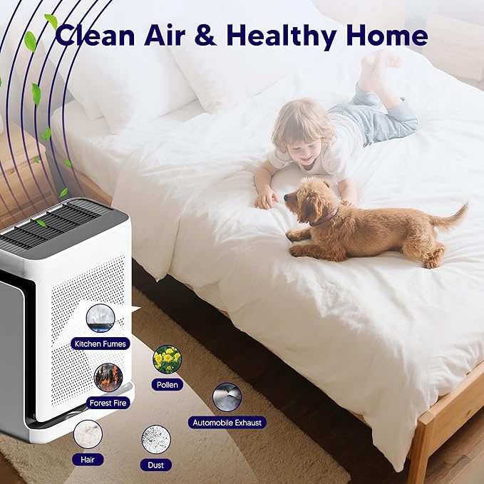 Improvedhand Vital 100S HEPA Replacement Filter Toxin Absorber Compatible With LEVOIT Vital 100S/100S-P Air Purifier, High-Efficiency 3-IN-1 True HEPA and Activated Carbon Filters, Pack of 3, Green